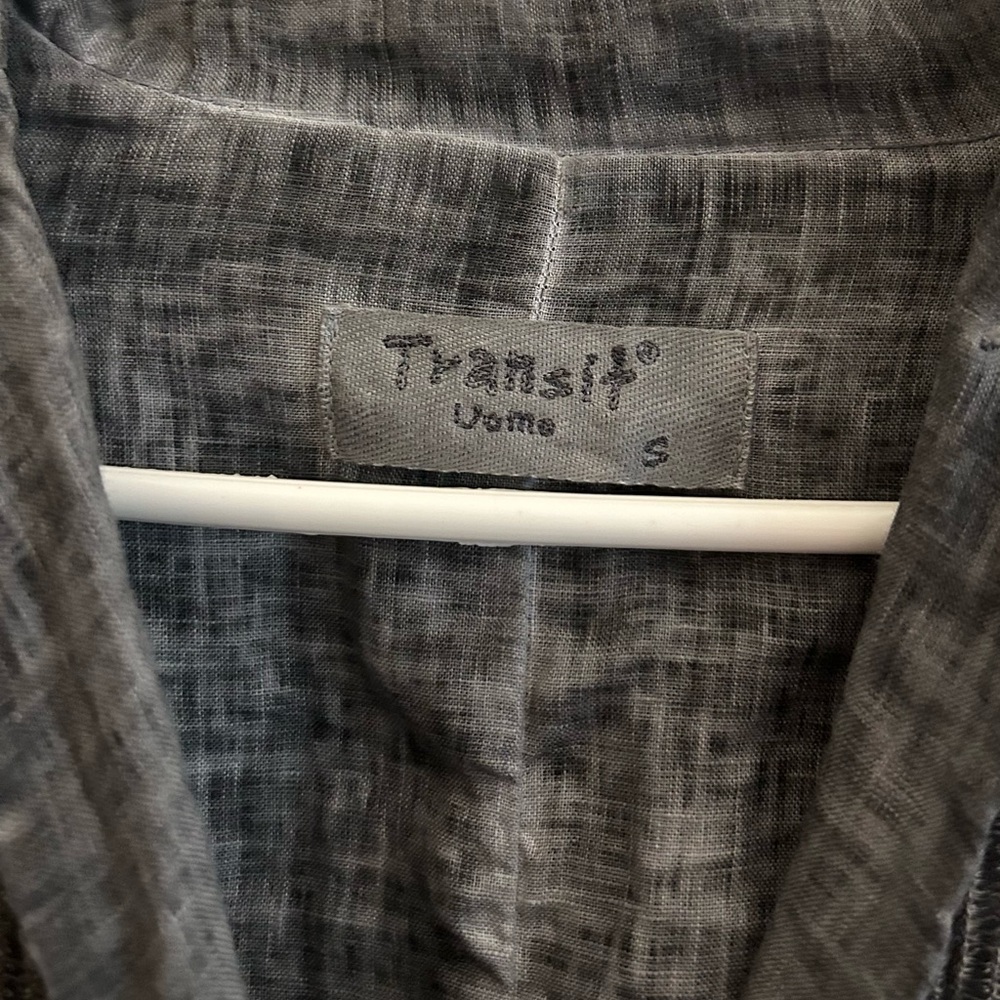TRANSIT UOMO Italy Men’s Regular-Fit Textured Linen Blazer Jacket | Size S - Picture 9 of 12